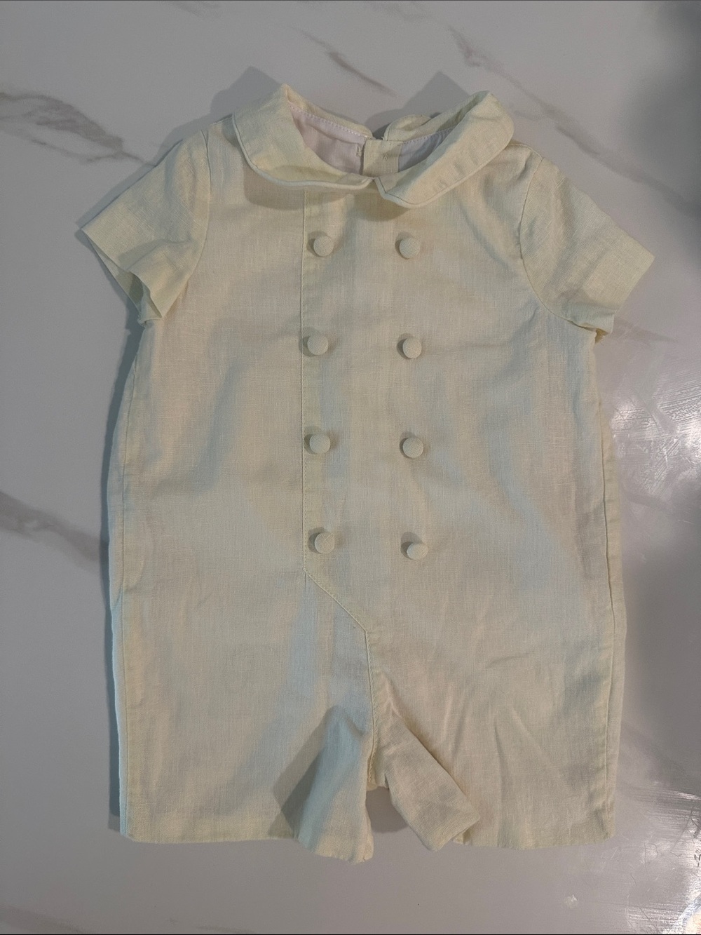 Edgehill Collection Pale Yellow Infant Romper
